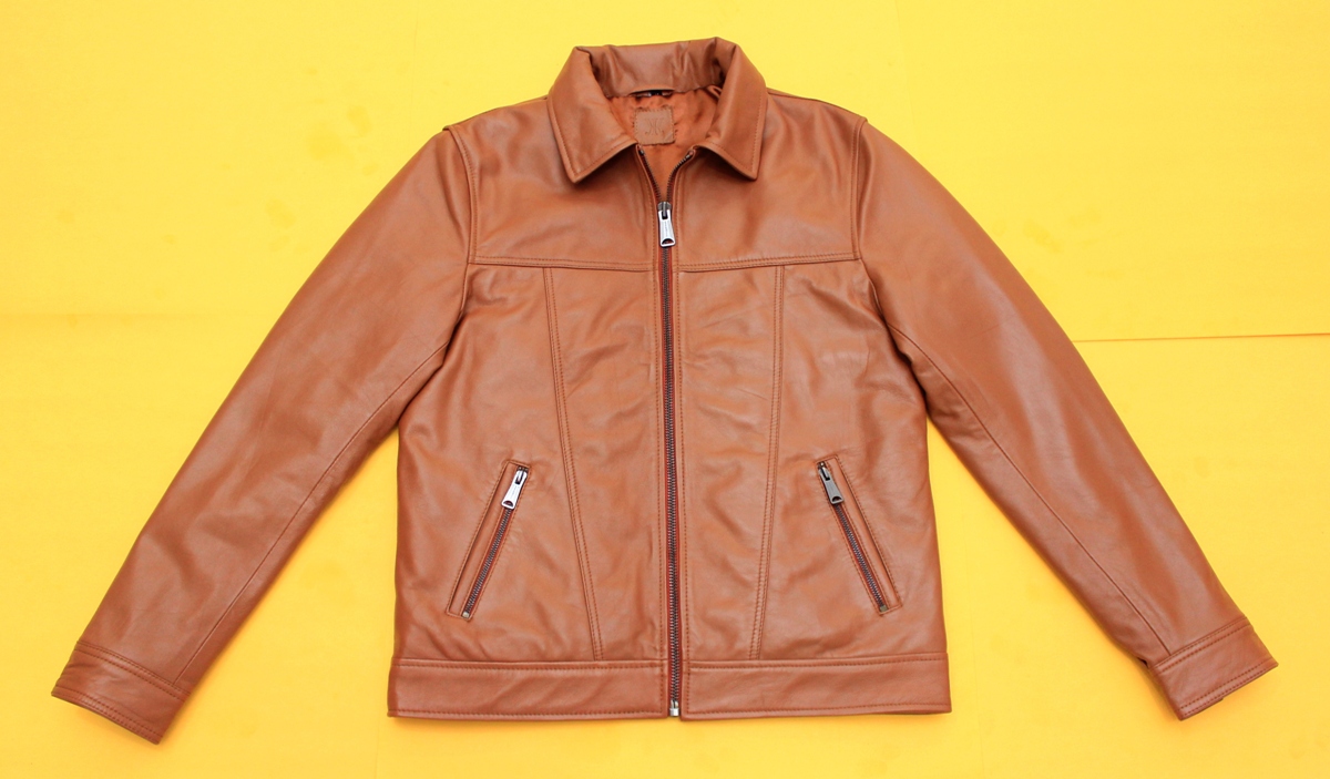 Nappa leather jacket